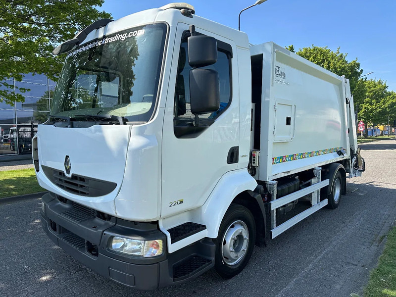 Renault Midlum 220 GARBAGE / MULL + SPRING / SPRING + 175.643 KM + EURO 5 - Garbage truck: picture 1 Renault Midlum 220 GARBAGE / MULL + SPRING / SPRING + 175.643 KM + EURO 5 - Garbage truck: picture 1