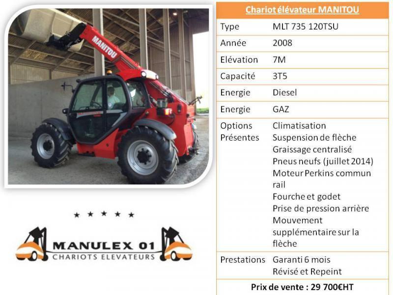 Manitou MLT735 120LSU Turbo - Telescopic handler: picture 2 Manitou MLT735 120LSU Turbo - Telescopic handler: picture 2