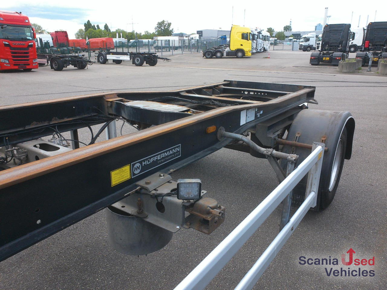 Roll-off/ Skip trailer HUEFFERMANN HSA 1870LS f. Abrollbehälter Top !!!: picture 6