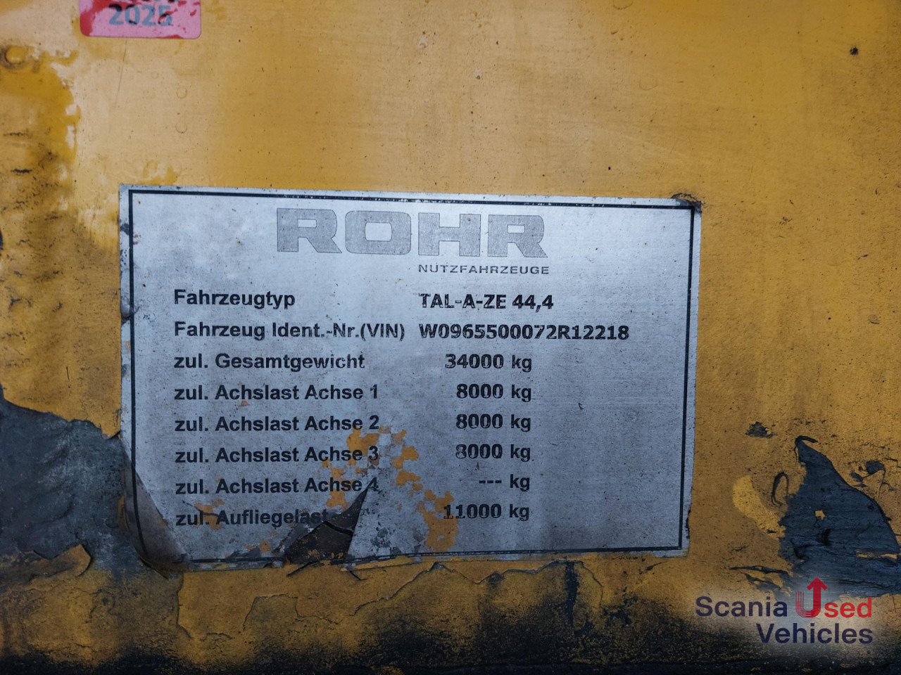 ROHR Tankauflieger f. Treibst. 4 Kammern 2 x Lift - Tank semi-trailer: picture 4 ROHR Tankauflieger f. Treibst. 4 Kammern 2 x Lift - Tank semi-trailer: picture 4