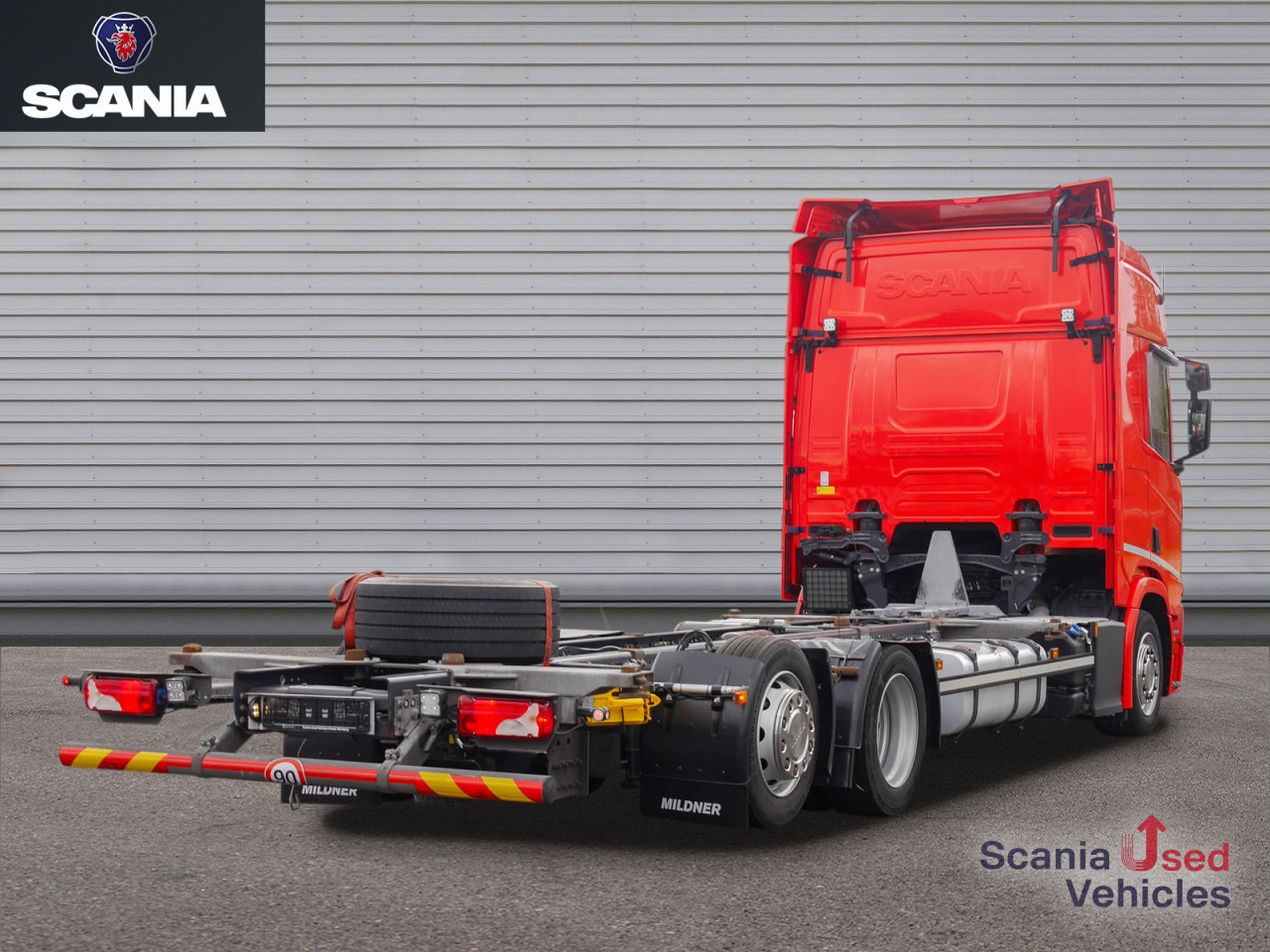 Container transporter/ Swap body truck SCANIA R 410 B6x2*4LB Jumbo, Lenkachse, Standklima: picture 10