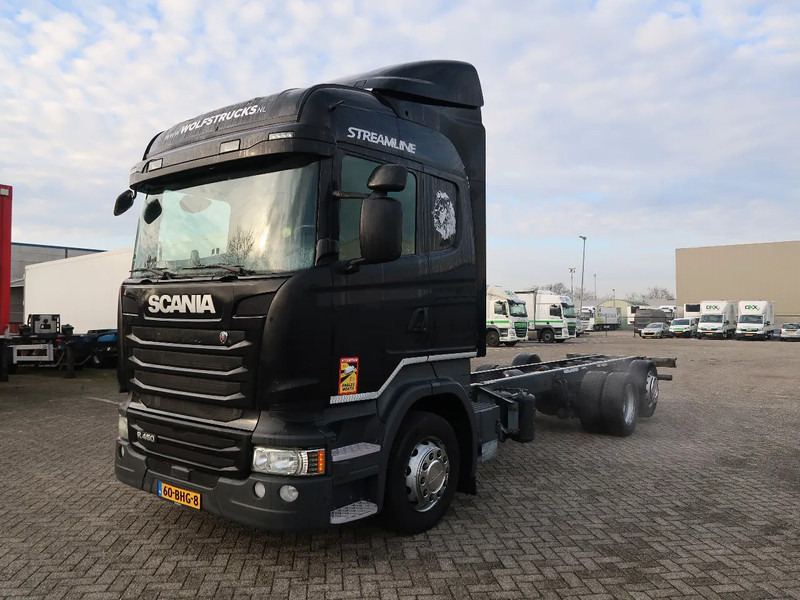 Scania R450 6x2 chassis, Euro 6, Topline, TUV, NL Truck TOP! - Cab chassis truck: picture 1 Scania R450 6x2 chassis, Euro 6, Topline, TUV, NL Truck TOP! - Cab chassis truck: picture 1