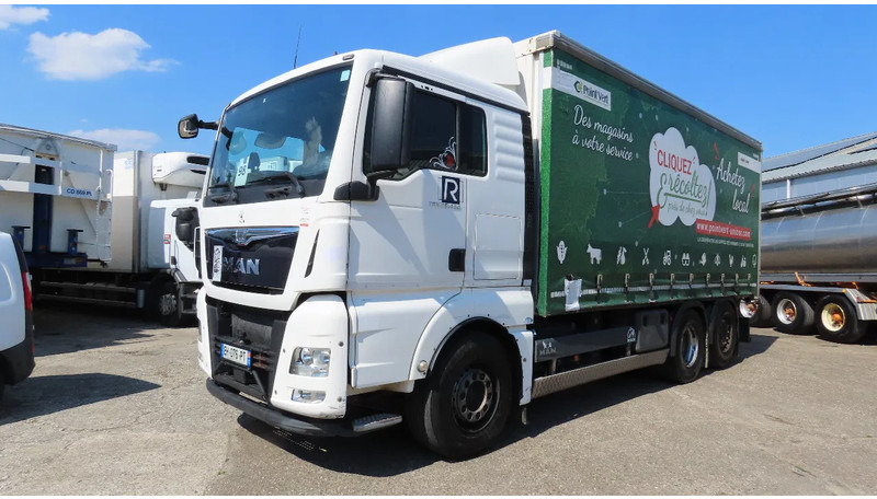 MAN TGX 18.480 446577 KM! RETARDER+ liftaxel + moving axel - Curtainsider truck: picture 3 MAN TGX 18.480 446577 KM! RETARDER+ liftaxel + moving axel - Curtainsider truck: picture 3