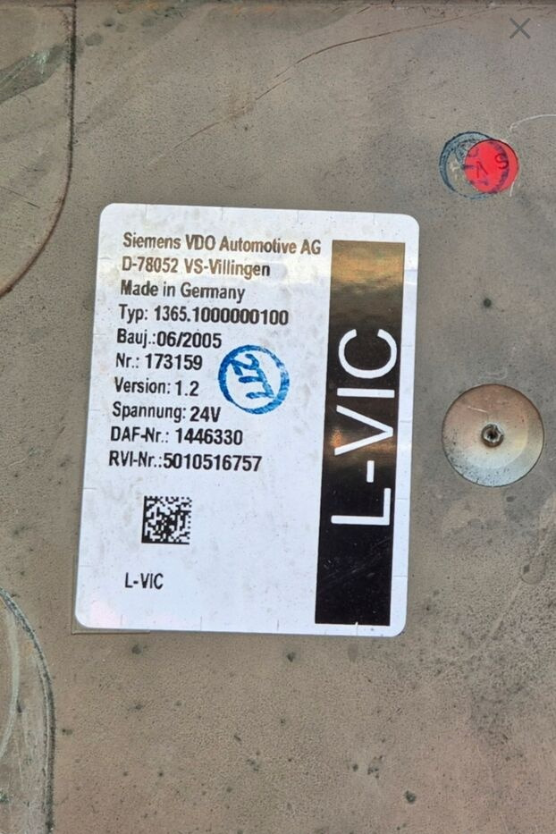 DAF - ECU for Truck: picture 2 DAF - ECU for Truck: picture 2
