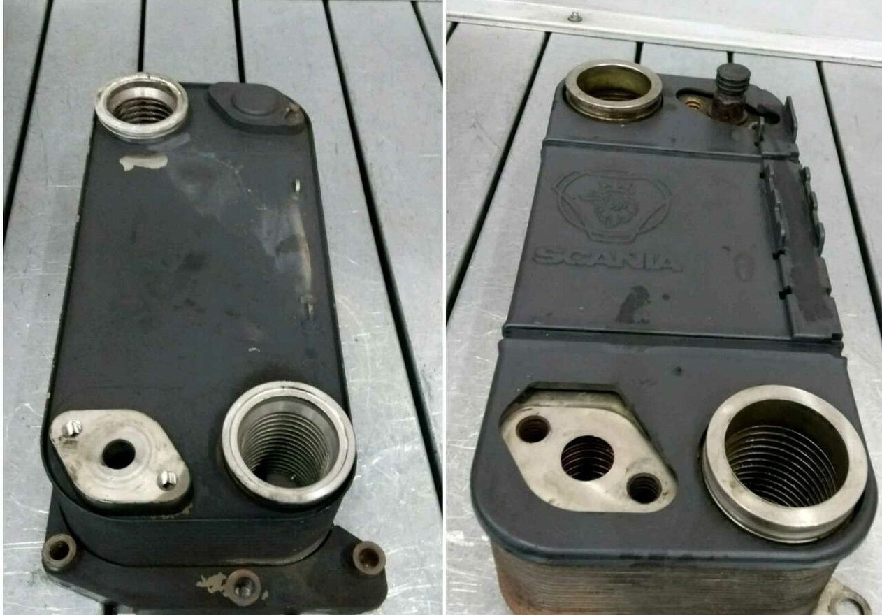 Scania RETARDER , OLD AND NEW TYPE 1804210, 2155059 - Oil cooler for Truck: picture 1 Scania RETARDER , OLD AND NEW TYPE 1804210, 2155059 - Oil cooler for Truck: picture 1