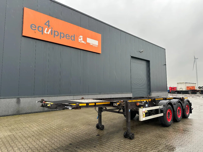 Burg 20FT ADR (EX/II, EX/III, FL, AT), Leergewicht: 3.690kg, SAF INTRADISC, 2x Liftachse, ALCOA, NL-Chassis, APK/ADR: 02-2026 - Container transporter/ Swap body semi-trailer: picture 1 Burg 20FT ADR (EX/II, EX/III, FL, AT), Leergewicht: 3.690kg, SAF INTRADISC, 2x Liftachse, ALCOA, NL-Chassis, APK/ADR: 02-2026 - Container transporter/ Swap body semi-trailer: picture 1