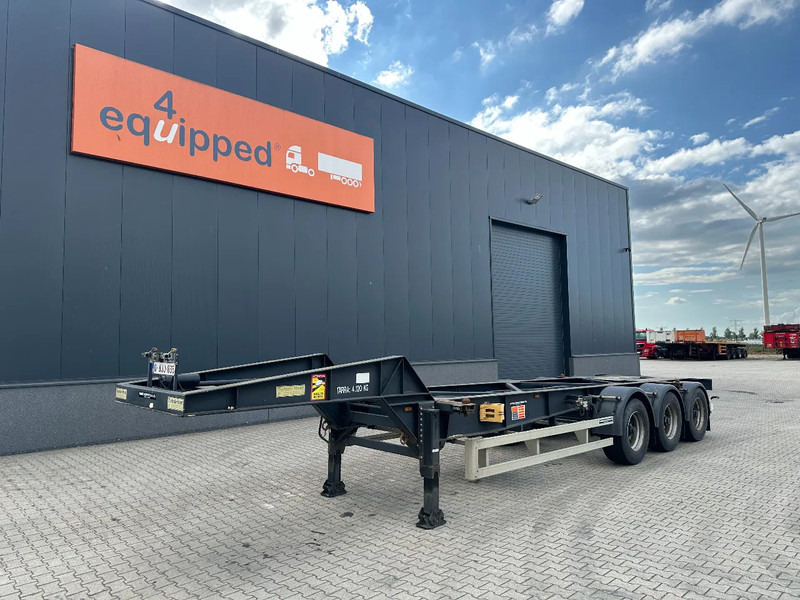 Diversen 20FT GOOSENECK ADR CHASSIS, BPW + DISC, ADR (FL, AT), 4x available - Container transporter/ Swap body semi-trailer: picture 1 Diversen 20FT GOOSENECK ADR CHASSIS, BPW + DISC, ADR (FL, AT), 4x available - Container transporter/ Swap body semi-trailer: picture 1