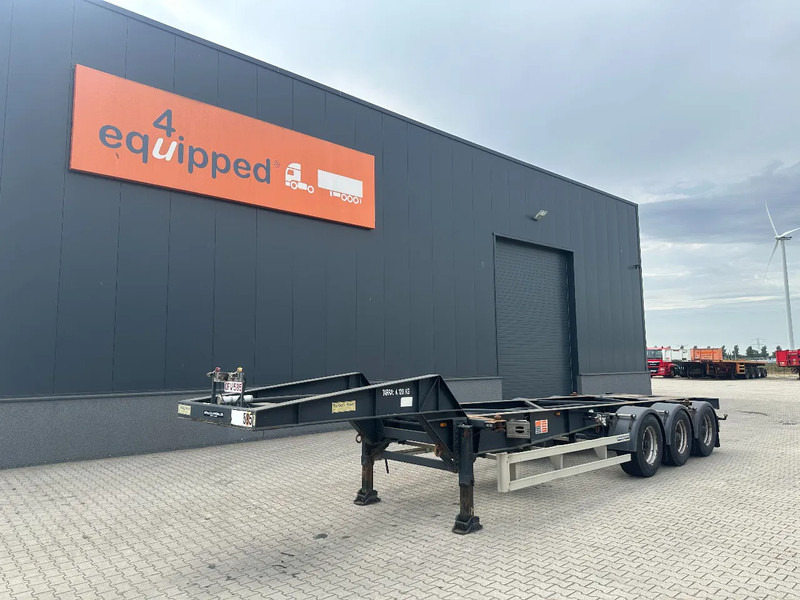 Diversen 20FT GOOSENECK ADR CHASSIS, BPW + DISC, ADR (FL, AT, OX), 4x available - Container transporter/ Swap body semi-trailer: picture 1 Diversen 20FT GOOSENECK ADR CHASSIS, BPW + DISC, ADR (FL, AT, OX), 4x available - Container transporter/ Swap body semi-trailer: picture 1