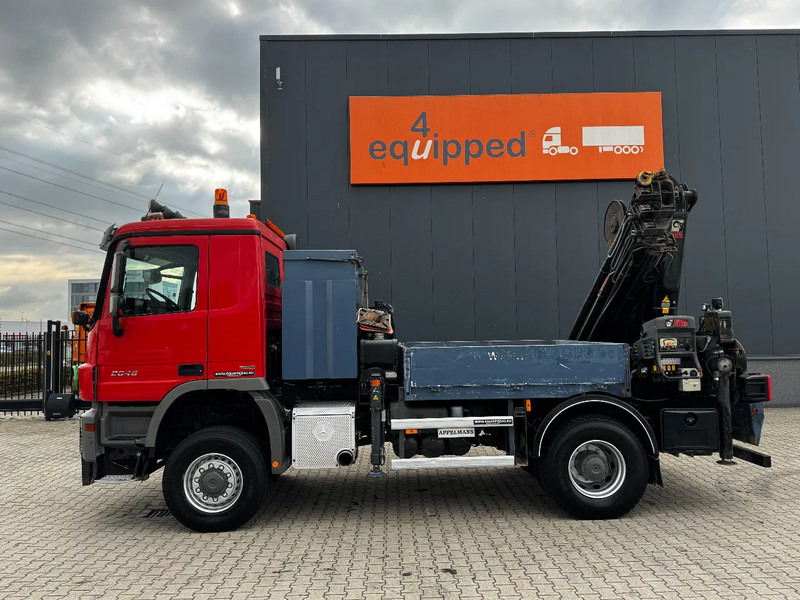 Crane truck Mercedes-Benz Actros 2046 4x4 / FULL SPRING / HIAB 288 EP 5 HIPRO Crane / EURO-5: picture 7