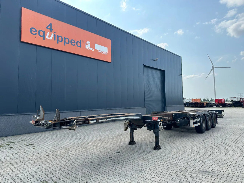 Pacton FLEX XL 45FT HC multi (3x extendable), liftaxle, SAF + DRUM, NL-chassis, APK: 12/2025 - Container transporter/ Swap body semi-trailer: picture 1 Pacton FLEX XL 45FT HC multi (3x extendable), liftaxle, SAF + DRUM, NL-chassis, APK: 12/2025 - Container transporter/ Swap body semi-trailer: picture 1