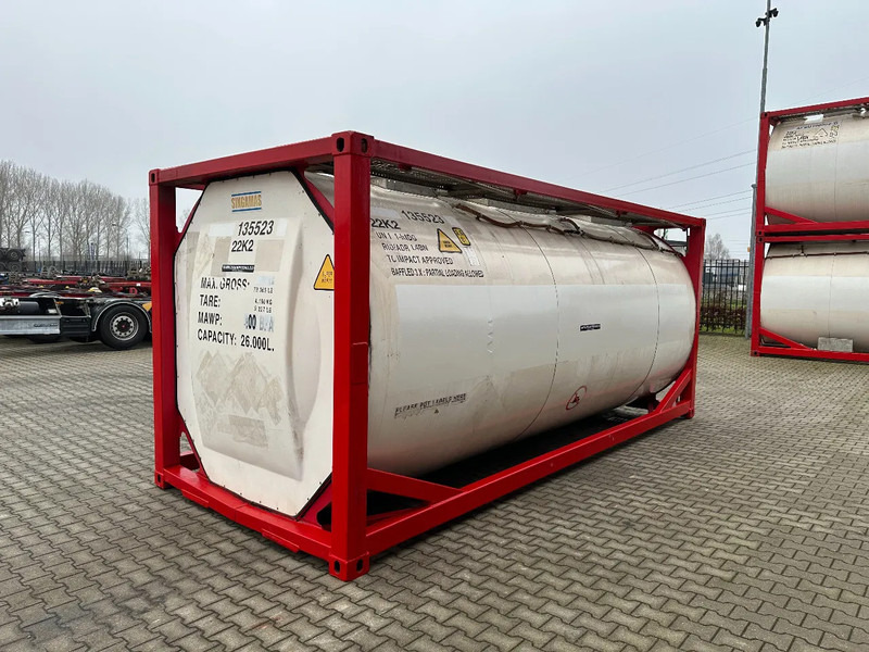 SINGAMAS 20FT ISO, 26.000L/1-COMP/3 BAFFELS/3 manholes, 5Y inspection: 06/2027 - Tank container: picture 4 SINGAMAS 20FT ISO, 26.000L/1-COMP/3 BAFFELS/3 manholes, 5Y inspection: 06/2027 - Tank container: picture 4