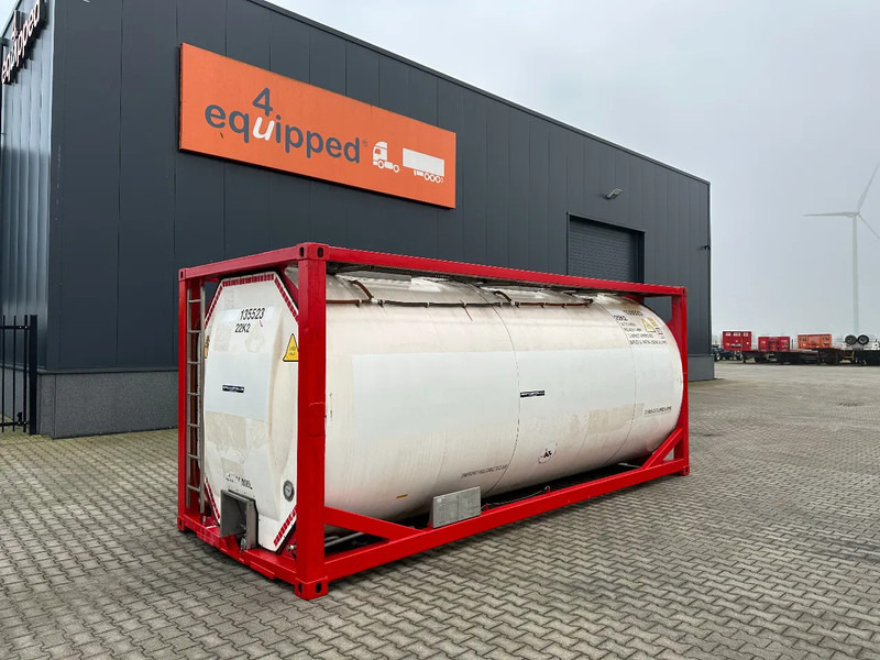 SINGAMAS 20FT ISO, 26.000L/1-COMP/3 BAFFELS/3 manholes, 5Y inspection: 06/2027 - Tank container: picture 1 SINGAMAS 20FT ISO, 26.000L/1-COMP/3 BAFFELS/3 manholes, 5Y inspection: 06/2027 - Tank container: picture 1