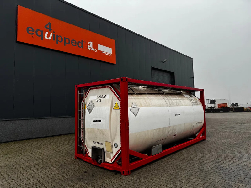 SINGAMAS 20FT ISO, 26.000L/1-COMP/3 BAFFELS/3 manholes, 5Y inspection: 07/2027 - Tank container: picture 1 SINGAMAS 20FT ISO, 26.000L/1-COMP/3 BAFFELS/3 manholes, 5Y inspection: 07/2027 - Tank container: picture 1