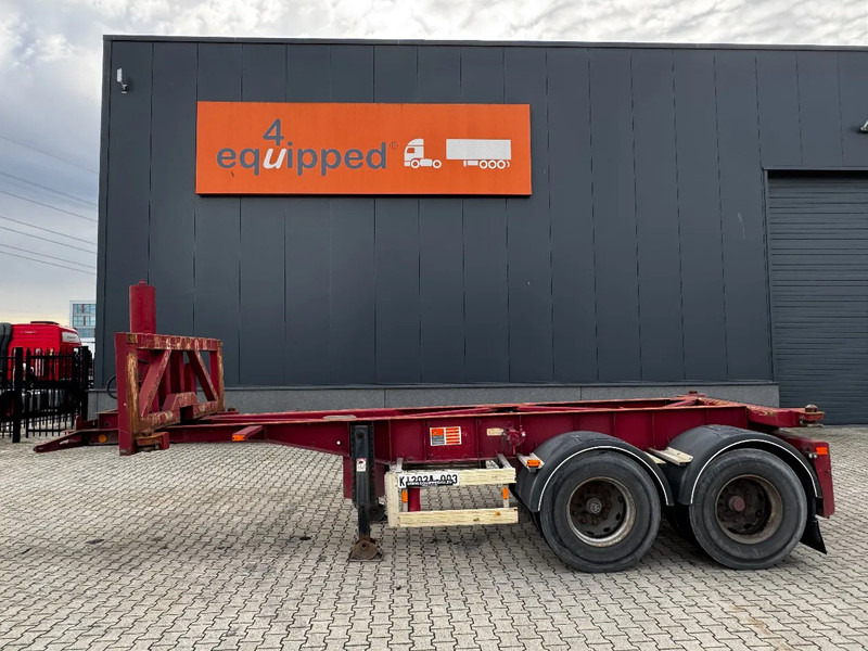 Van Hool 2 AXLE 20FT TIPPING-CHASSIS, TWIN-TIRES, BPW + DRUM - Container transporter/ Swap body semi-trailer: picture 3 Van Hool 2 AXLE 20FT TIPPING-CHASSIS, TWIN-TIRES, BPW + DRUM - Container transporter/ Swap body semi-trailer: picture 3