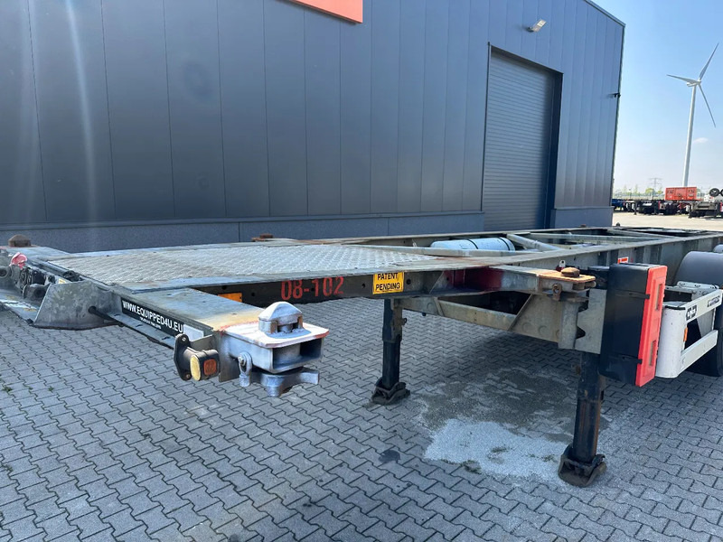 Container transporter/ Swap body semi-trailer Van Hool 20FT/30FT, ADR (EX/II, EX/III, FL, AT), BPW + drum, ALCOA, galvanized, liftaxle, NL-Chassis: picture 10