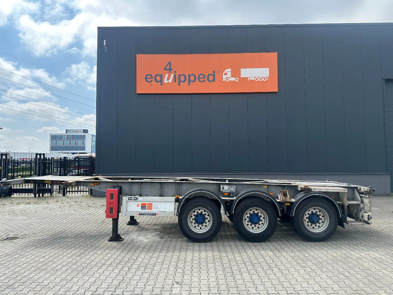 Van Hool 20FT ADR (EX/II, EX/III, FL, AT), BPW + drumbrakes, 2 liftaxles, galvanized, ALCOA, NL-Chassis - Container transporter/ Swap body semi-trailer: picture 2 Van Hool 20FT ADR (EX/II, EX/III, FL, AT), BPW + drumbrakes, 2 liftaxles, galvanized, ALCOA, NL-Chassis - Container transporter/ Swap body semi-trailer: picture 2