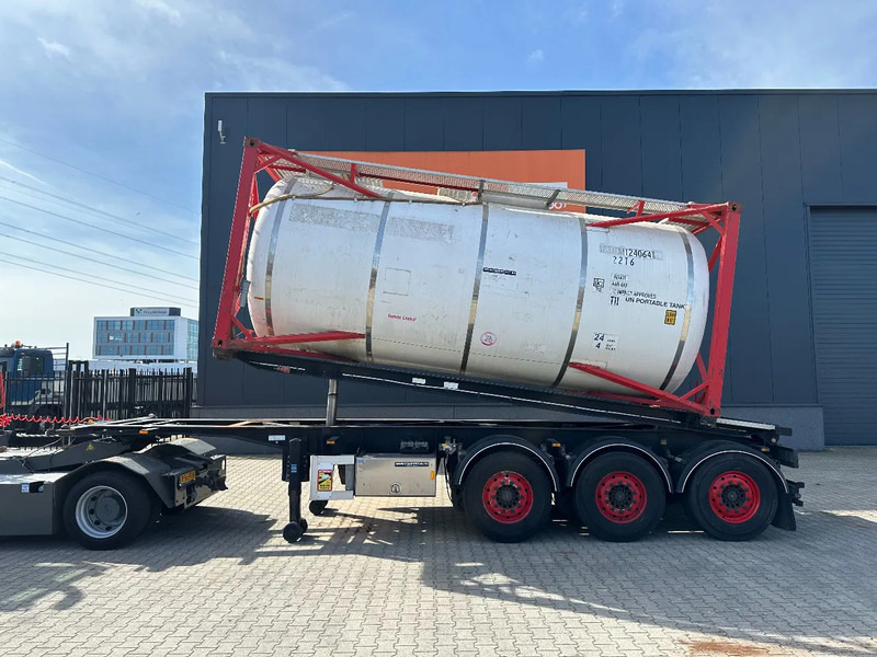 Van Hool 20FT Tipping-chassis, ADR (EX/II, EX/III, FL, AT), SAF, 2 liftaxles, APK/ADR: 10-2025 - Container transporter/ Swap body semi-trailer: picture 3 Van Hool 20FT Tipping-chassis, ADR (EX/II, EX/III, FL, AT), SAF, 2 liftaxles, APK/ADR: 10-2025 - Container transporter/ Swap body semi-trailer: picture 3