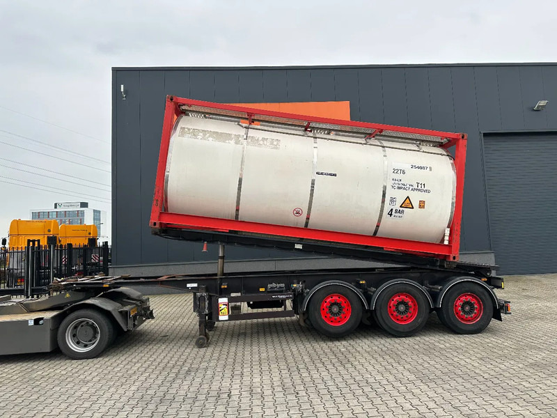 Van Hool 20FT Tipping-chassis, ADR (EX/II, EX/III, FL, AT), SAF + DISC, 2 liftaxles - Container transporter/ Swap body semi-trailer: picture 3 Van Hool 20FT Tipping-chassis, ADR (EX/II, EX/III, FL, AT), SAF + DISC, 2 liftaxles - Container transporter/ Swap body semi-trailer: picture 3