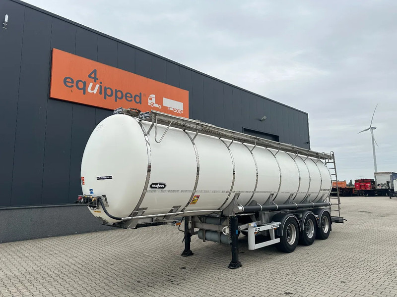 Van Hool FOOD / RVS chassis / empty weight: 5.860kg / 29.500L / 1-comp.+ 1 baffel / discbrakes / NL / APK: 05/2026 - Tank semi-trailer: picture 1 Van Hool FOOD / RVS chassis / empty weight: 5.860kg / 29.500L / 1-comp.+ 1 baffel / discbrakes / NL / APK: 05/2026 - Tank semi-trailer: picture 1