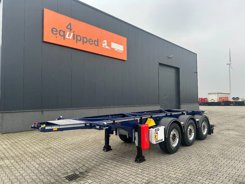 Van Hool NEW / DIRECT AVAILABLE 20FT ADR-CHASSIS, EMPTY WEIGHT: 3.300KG, DISCBRAKES, 3x available, ALU WHEELS - Container transporter/ Swap body semi-trailer: picture 1 Van Hool NEW / DIRECT AVAILABLE 20FT ADR-CHASSIS, EMPTY WEIGHT: 3.300KG, DISCBRAKES, 3x available, ALU WHEELS - Container transporter/ Swap body semi-trailer: picture 1