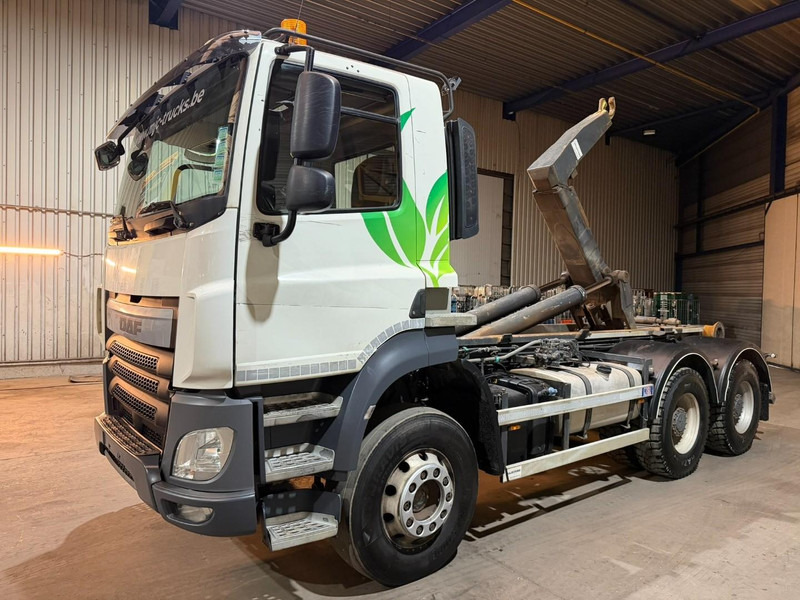 DAF CF 460 6x4 FAT HOOKLIFT - WB 3m35 - STEEL SPRING / BIG AXLES HUB REDUCTION - EURO 6 - BE TRUCK - Hook lift truck: picture 3 DAF CF 460 6x4 FAT HOOKLIFT - WB 3m35 - STEEL SPRING / BIG AXLES HUB REDUCTION - EURO 6 - BE TRUCK - Hook lift truck: picture 3