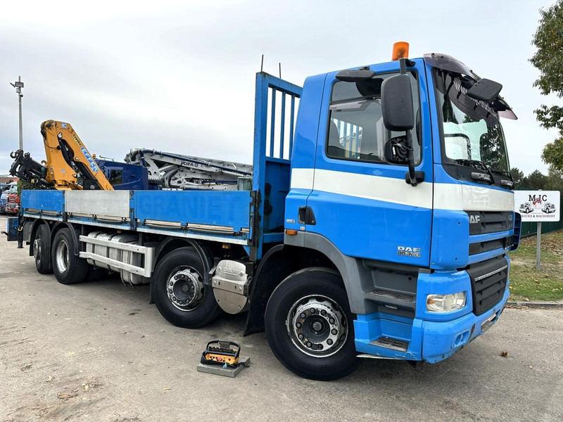 DAF CF 85.360 8x2 PLATFORM 7m35 + CRANE EFFER 165-3S + RADIO - MANUAL GEARBOX ZF - EURO 5 - BE TRUCK - Crane truck: picture 2 DAF CF 85.360 8x2 PLATFORM 7m35 + CRANE EFFER 165-3S + RADIO - MANUAL GEARBOX ZF - EURO 5 - BE TRUCK - Crane truck: picture 2