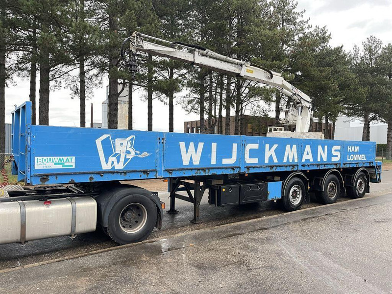 Kwb STEENOPLEGGER KRAAN HIAB R130-F2 - 2x EXT + ROTATOR -  2x STUURASSEN - SCHIJFREMMEN - SAF ASSEN - Dropside/ Flatbed semi-trailer: picture 1 Kwb STEENOPLEGGER KRAAN HIAB R130-F2 - 2x EXT + ROTATOR -  2x STUURASSEN - SCHIJFREMMEN - SAF ASSEN - Dropside/ Flatbed semi-trailer: picture 1