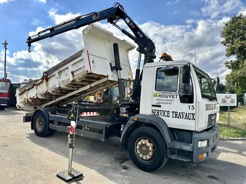 MAN LC 18.280 18T 4x2 TIPPER + CRANE (2018!!!) HIAB 099 E-2 DUO (921h!) - *157.000km* - FULL AIR - BE TRUCK - Tipper, Crane truck: picture 1 MAN LC 18.280 18T 4x2 TIPPER + CRANE (2018!!!) HIAB 099 E-2 DUO (921h!) - *157.000km* - FULL AIR - BE TRUCK - Tipper, Crane truck: picture 1
