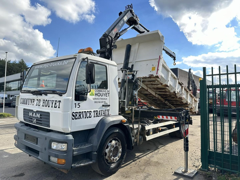 MAN LC 18.280 18T 4x2 TIPPER + CRANE (2018!!!) HIAB 099 E-2 DUO (921h!) - *157.000km* - FULL AIR - BE TRUCK - Tipper, Crane truck: picture 2 MAN LC 18.280 18T 4x2 TIPPER + CRANE (2018!!!) HIAB 099 E-2 DUO (921h!) - *157.000km* - FULL AIR - BE TRUCK - Tipper, Crane truck: picture 2