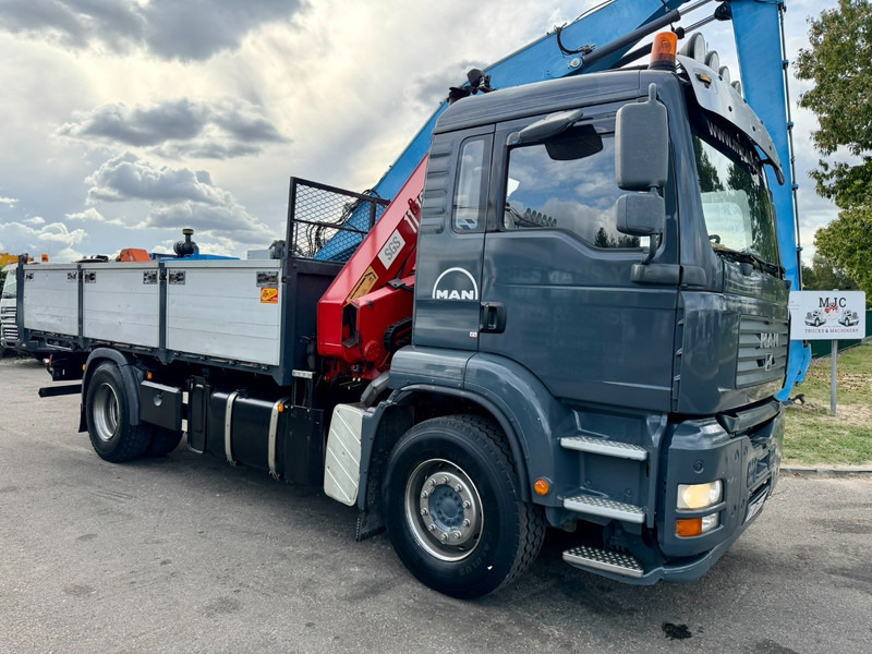 MAN TGA 18.350 4x2 TIPPER + CRANE HMF 1110 K2 + ROTATOR - STEEL SPRING / BLATT / BALLESTAS / LAMES - BE TRUCK - Tipper, Crane truck: picture 3 MAN TGA 18.350 4x2 TIPPER + CRANE HMF 1110 K2 + ROTATOR - STEEL SPRING / BLATT / BALLESTAS / LAMES - BE TRUCK - Tipper, Crane truck: picture 3