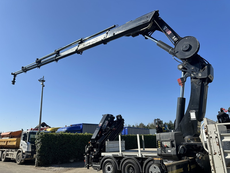Dropside/ Flatbed truck, Crane truck MAN TGS 35.420 8x4 + CRANE HIAB X-HIPRO 302 EP-5 - 192.000km - ROTATOR - 5/6 F - PLATFORM 6m55 - AIR SUSPENSION - TUV 06/2025 - TOP CONDITION: picture 6