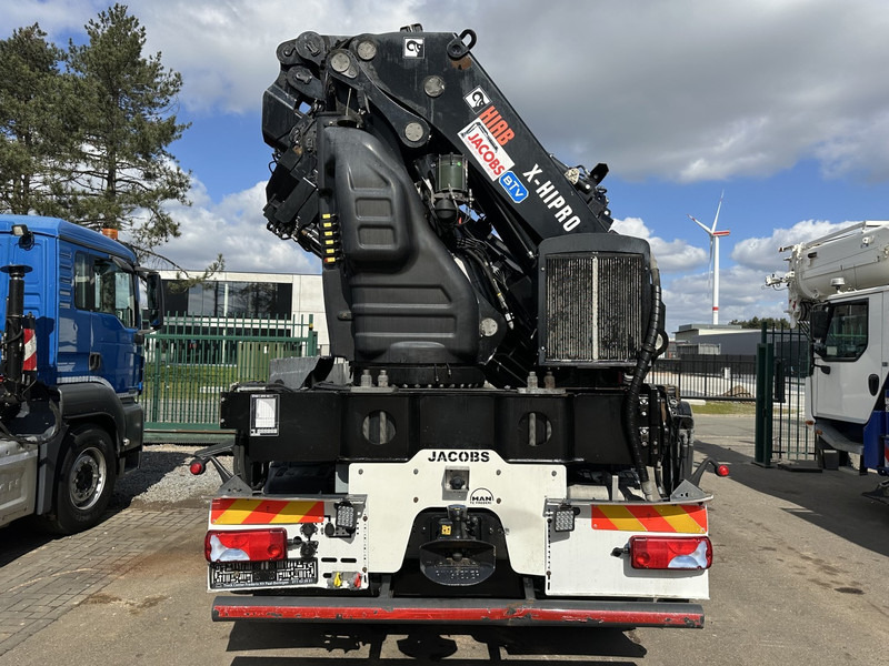 Dropside/ Flatbed truck, Crane truck MAN TGX 35.420 8x4-4 TRIDEM PRTISCHE 6m40 + KRAN (26m!) HIAB X-HIPRO 408 E-5 + JIB 100X-5  - *306.245km* - BE TRUCK: picture 20