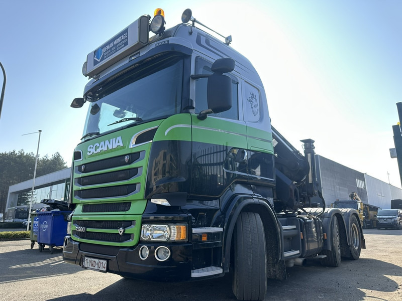 Scania R500 V8 6x2 TRACTOR + CRANE MKG HLK 231 HP (23tm) - 4x HYDR - RADIO - RETARDER - MANUAL - LIFT + STEERING AXLE - Tractor unit: picture 4 Scania R500 V8 6x2 TRACTOR + CRANE MKG HLK 231 HP (23tm) - 4x HYDR - RADIO - RETARDER - MANUAL - LIFT + STEERING AXLE - Tractor unit: picture 4