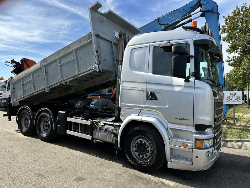Scania R520 6x4 TRACTOR + TIPPER + CRANE PALFINGER PK 15002 A - RETARDER - *FULL AIR* - EUR 6 - BE TRUCK - Tractor unit: picture 1 Scania R520 6x4 TRACTOR + TIPPER + CRANE PALFINGER PK 15002 A - RETARDER - *FULL AIR* - EUR 6 - BE TRUCK - Tractor unit: picture 1