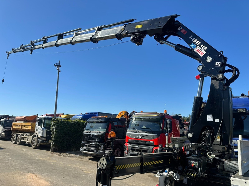 Crane truck Volvo FH 420 8x4 TRIDEM + KRAAN HIAB 408 E-8 HIPRO + WINCH - 63.000km ONLY - CREWCAB 4 SEATER - PLATFORM 7m - TOP CONDITION: picture 8