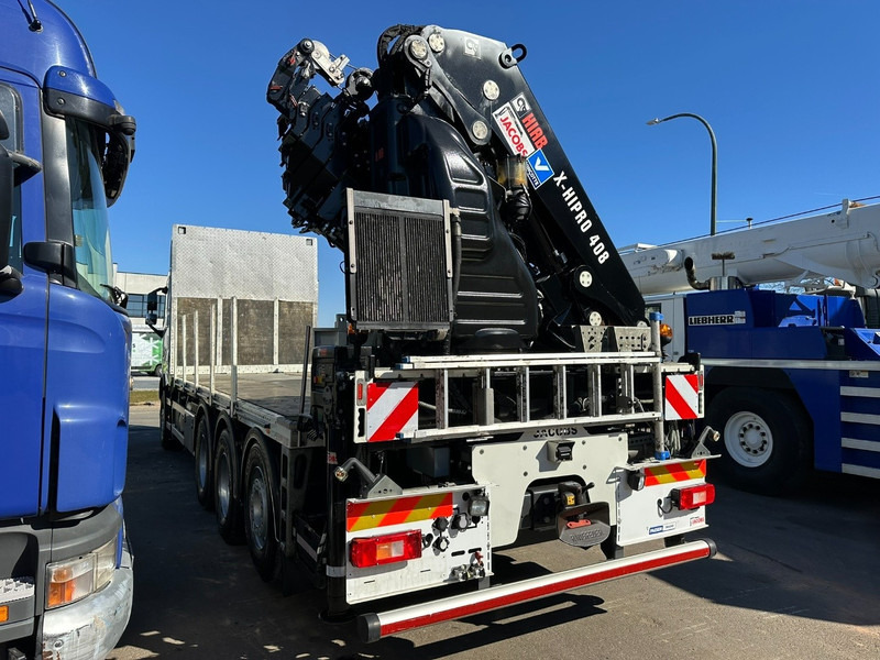 Crane truck Volvo FH 420 8x4 TRIDEM + KRAAN HIAB 408 E-8 HIPRO + WINCH - 63.000km ONLY - CREWCAB 4 SEATER - PLATFORM 7m - TOP CONDITION: picture 6