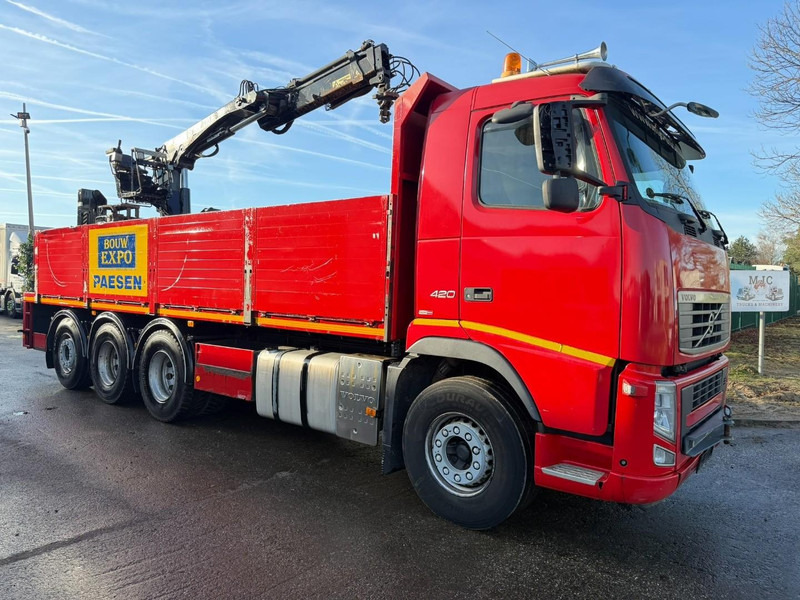 Volvo FH 420 8x4 TRIDEM PRITSCHE + KRAN HIAB ROLLER 130 R - PLATFORM 8m - LIFT + LENK-ACHSE - I-SHIFT - EURO 5 - BELGISCHE LKW - Dropside/ Flatbed truck, Crane truck: picture 3 Volvo FH 420 8x4 TRIDEM PRITSCHE + KRAN HIAB ROLLER 130 R - PLATFORM 8m - LIFT + LENK-ACHSE - I-SHIFT - EURO 5 - BELGISCHE LKW - Dropside/ Flatbed truck, Crane truck: picture 3