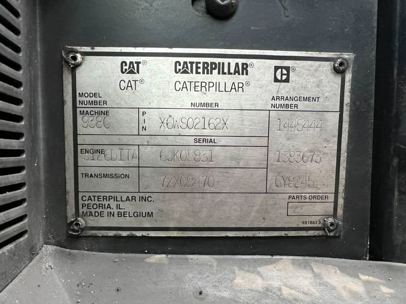 Wheel loader Cat 938G: picture 9 Wheel loader Cat 938G: picture 9