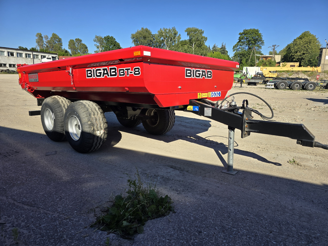 BIGAB BT-8 HARDOX - Farm tipping trailer/ Dumper: picture 2 BIGAB BT-8 HARDOX - Farm tipping trailer/ Dumper: picture 2