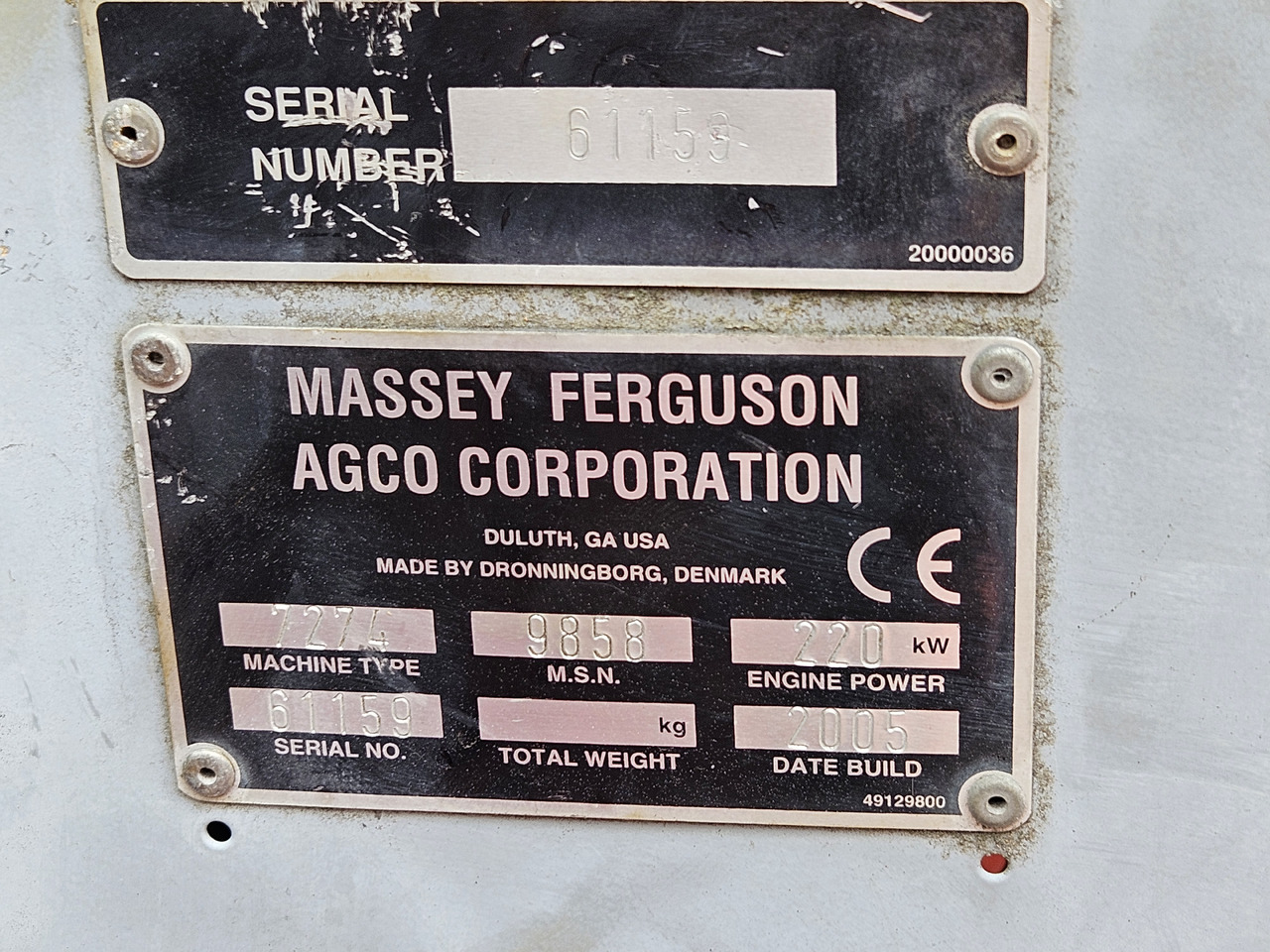 Massey Ferguson Cerea - Combine harvester: picture 5 Massey Ferguson Cerea - Combine harvester: picture 5