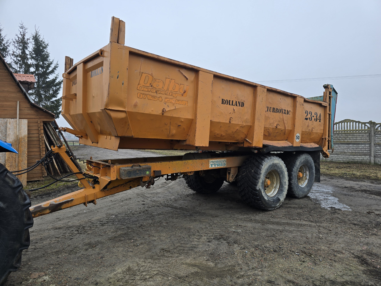 ROLLAND TURBOVRAC 23-34 - Farm tipping trailer/ Dumper: picture 2 ROLLAND TURBOVRAC 23-34 - Farm tipping trailer/ Dumper: picture 2