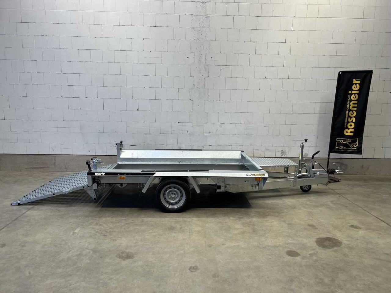 MARTZ BAU-3 260/2 S 1,8T Maschinentransporter - Plant trailer: picture 1 MARTZ BAU-3 260/2 S 1,8T Maschinentransporter - Plant trailer: picture 1