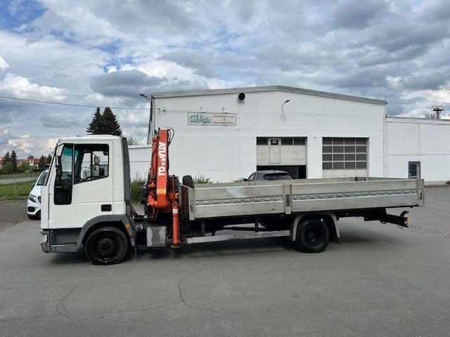 Dropside/ Flatbed truck, Crane truck Iveco ML 75 E Pritsche mit Atlas Ladekran 60.1: picture 9