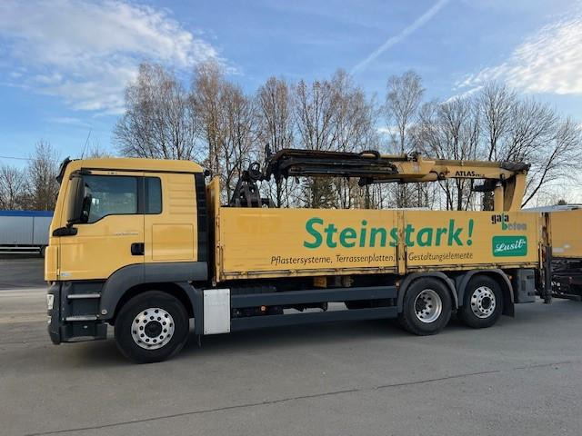 MAN TGS 26.400 Baustoff LKW mit Ladekran Atlas 210.2 MAN TGS 26.400 Baustoff LKW mit Ladekran Atlas 210.2 - Dropside/ Flatbed truck, Crane truck: picture 3 MAN TGS 26.400 Baustoff LKW mit Ladekran Atlas 210.2 MAN TGS 26.400 Baustoff LKW mit Ladekran Atlas 210.2 - Dropside/ Flatbed truck, Crane truck: picture 3