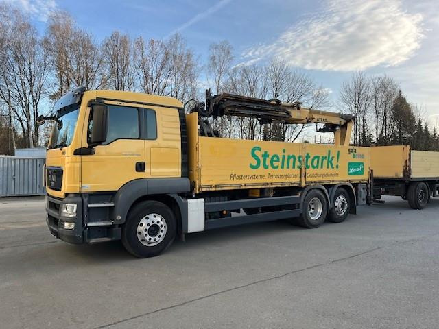 MAN TGS 26.400 Baustoff LKW mit Ladekran Atlas 210.2 MAN TGS 26.400 Baustoff LKW mit Ladekran Atlas 210.2 - Dropside/ Flatbed truck, Crane truck: picture 2 MAN TGS 26.400 Baustoff LKW mit Ladekran Atlas 210.2 MAN TGS 26.400 Baustoff LKW mit Ladekran Atlas 210.2 - Dropside/ Flatbed truck, Crane truck: picture 2
