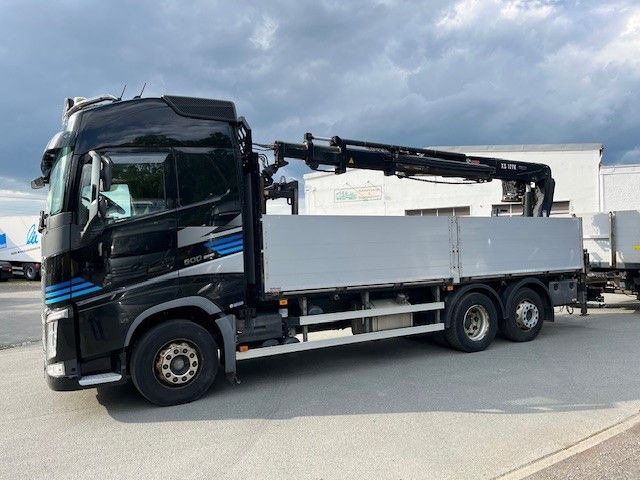 Crane truck Volvo FH500 Baustoff LKW Hiap 177K Top gepflegt: picture 1
