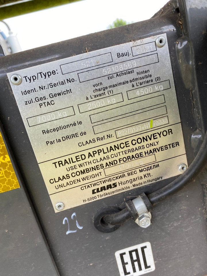 New Combine harvester CLAAS Lexion 6800 mit Vario 930 Schneidwerk: picture 12 New Combine harvester CLAAS Lexion 6800 mit Vario 930 Schneidwerk: picture 12