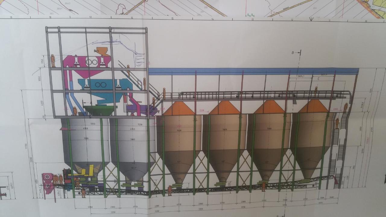 Silomat 500t 16 Stück Silo - Cement silo: picture 1 Silomat 500t 16 Stück Silo - Cement silo: picture 1