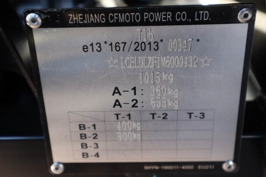 Side-by-side/ ATV CFMoto UFORCE600 Valid Inspection, *Guarantee! Dutch Regi: picture 8