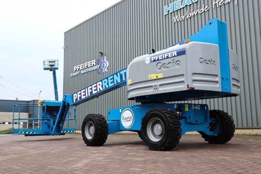 Telescopic boom Genie S45 Valid inspection, *Guarantee! Diesel, 4x4 Driv: picture 9